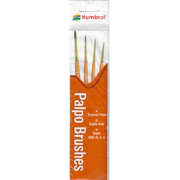 Humbrol AG4233 Palpo Brush Size 00000 – Fine Sable Hair Detail Brush For Models